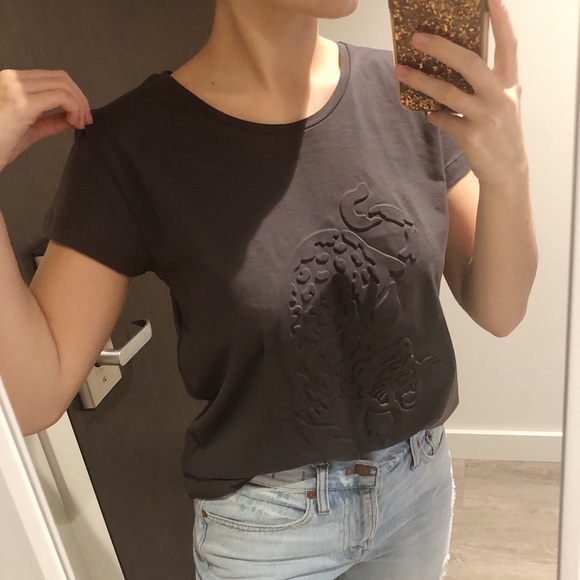 Urban Outfitters Tops - ❗️TAKING BEST OFFER Costes Grey Shirt Tiger Detail